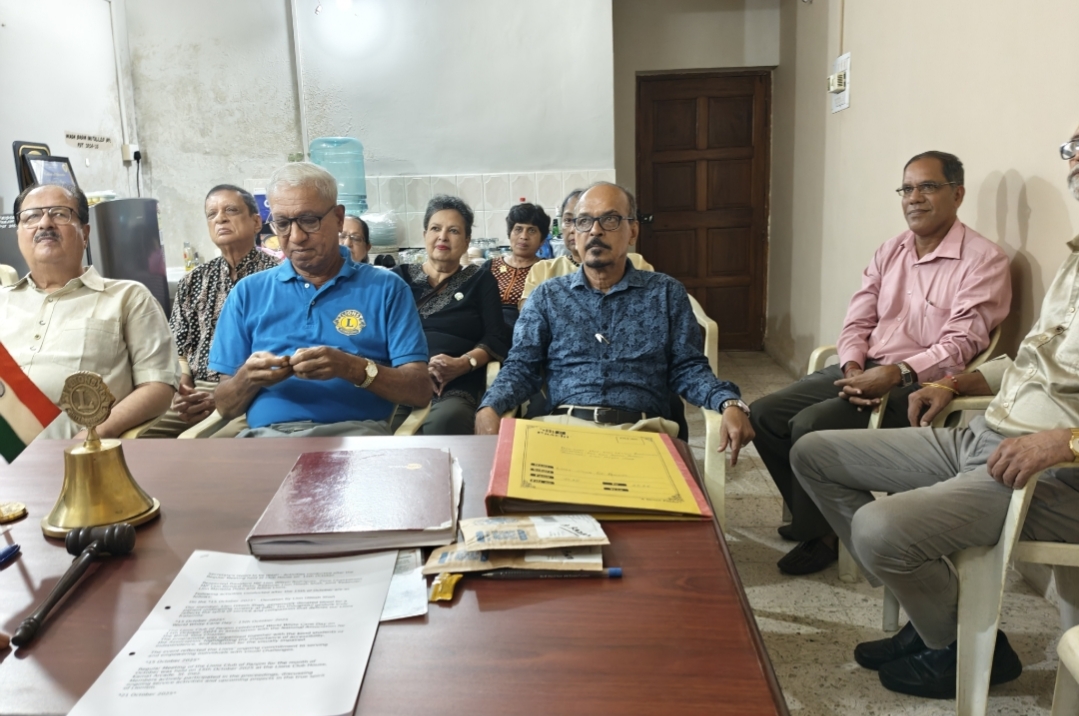 Lions Club of Panjim conducted their BOD for the Month of November 2025