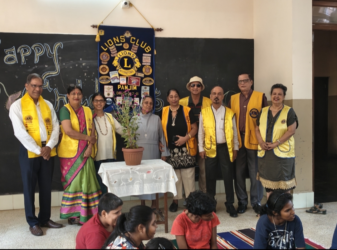 Lions Club of Panjim celebrated Children's Day with the Special Children of Peace Haven, Caranzalem