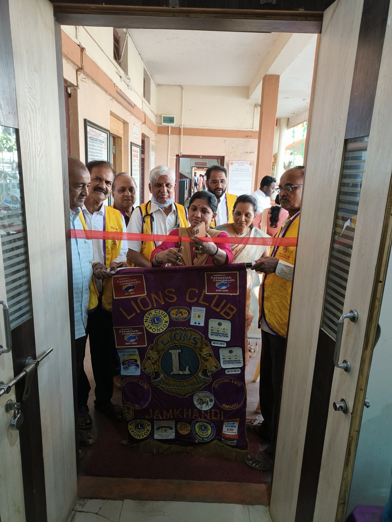 Fee Dibetes check-ups and eye screening for Town Muncipal Corporation(TMC) workers and staff.