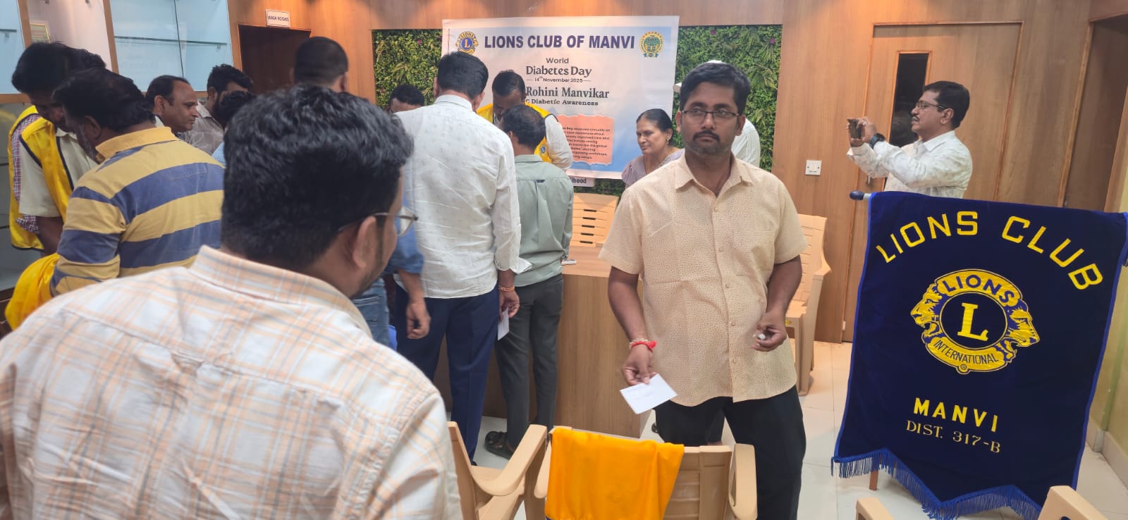 World Diabetic Day and screening at manvi 