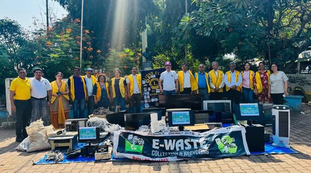 As zone chairperson attended the E-waste collection drive on 16th November 2025 