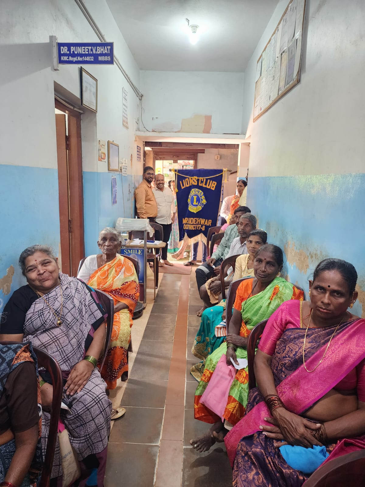 CONDUCTED DIABETIC SCREENING AND AWARENESS CAMP.