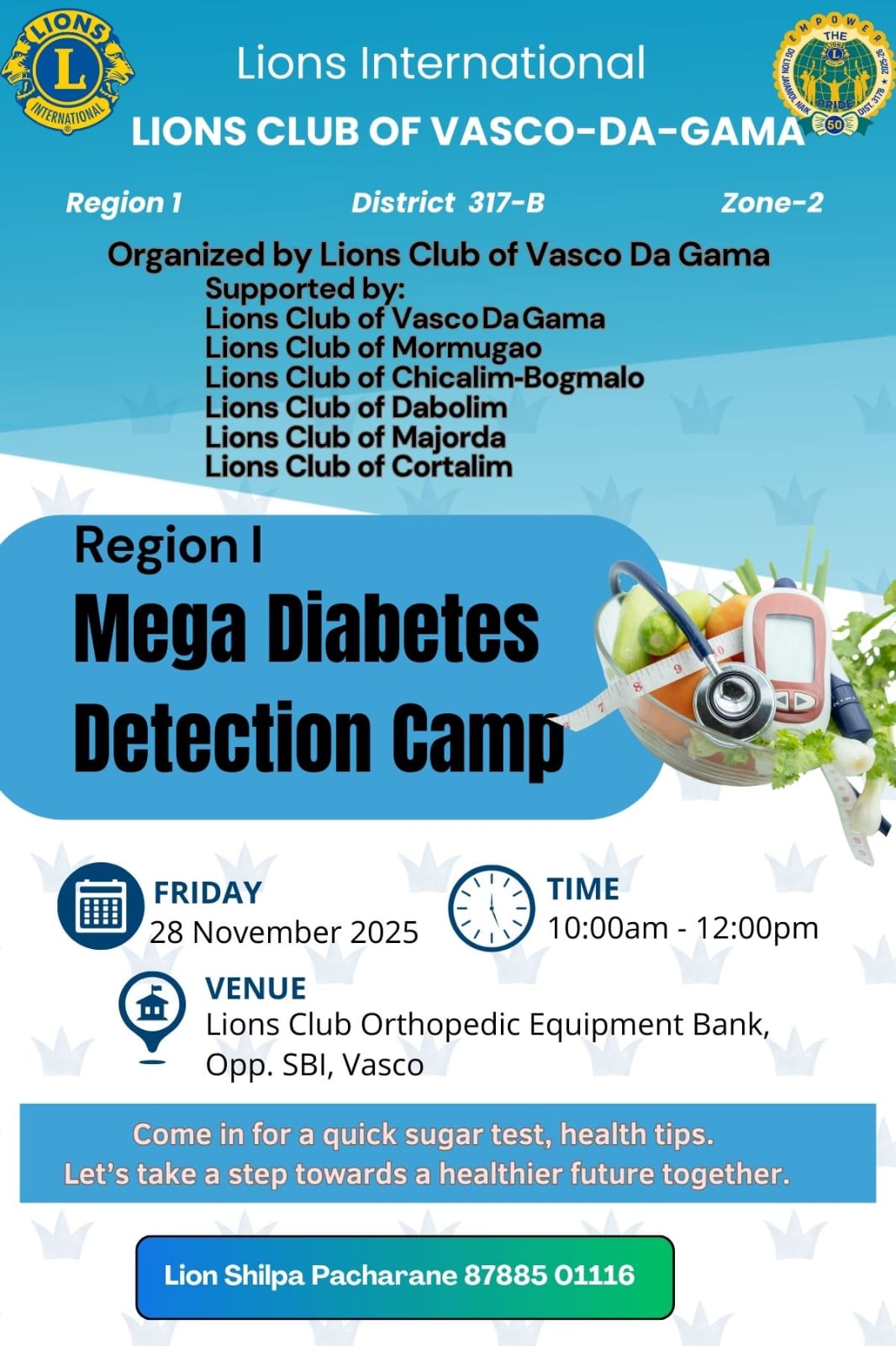 Region I - Diabetes Detection Camp of Region I