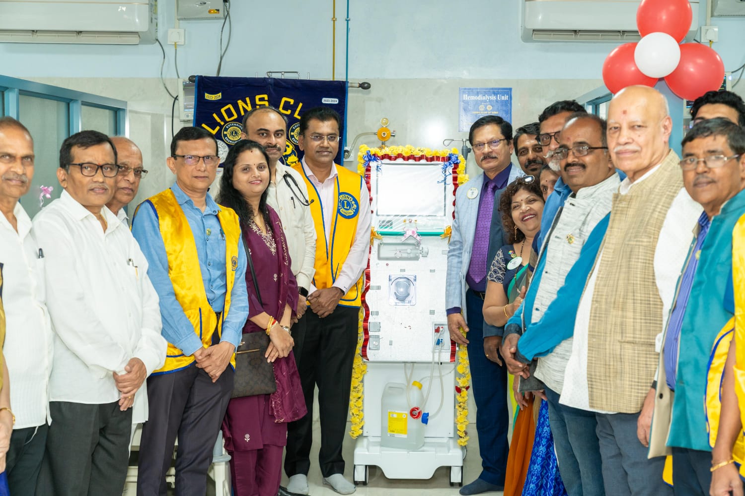 Attended The Dialysis Machine distribution programme
