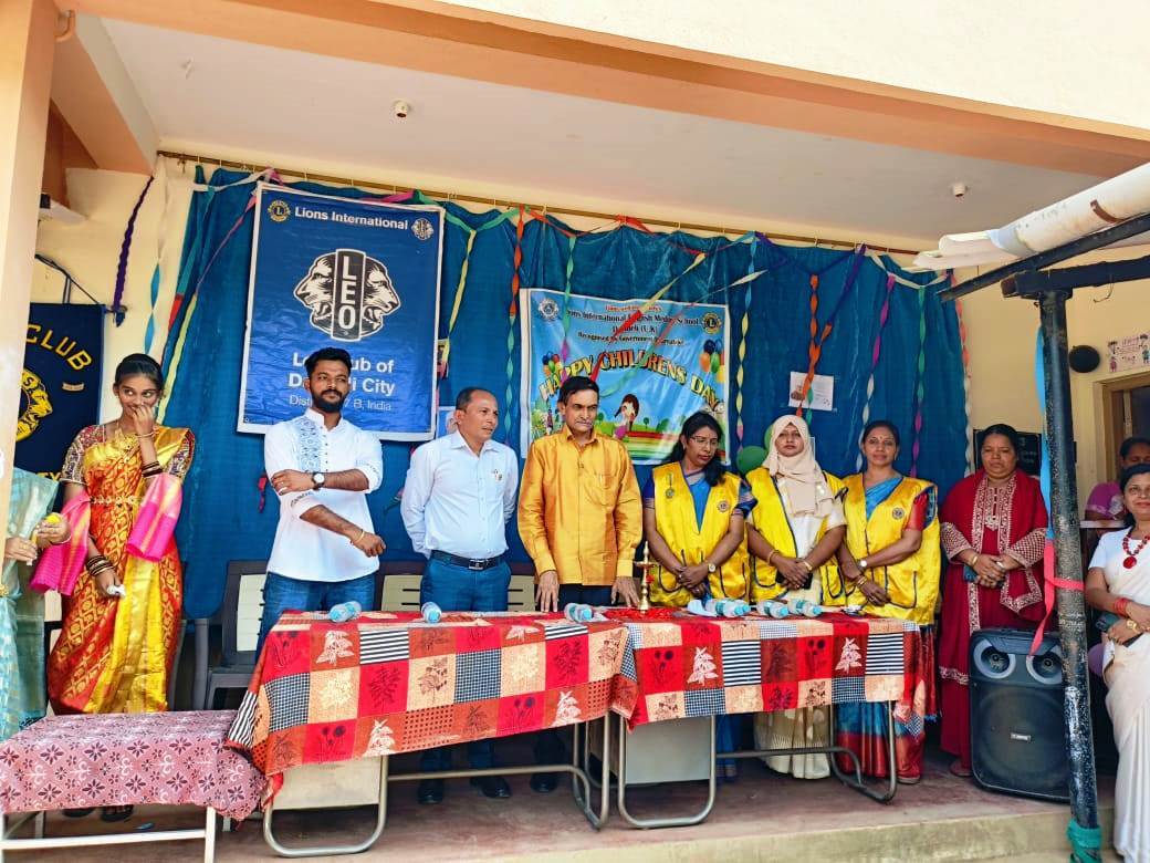 Childrens day celeberation held on 14 november at Lions international school Dandeli.