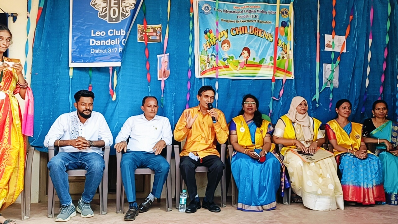Childrens day celeberation held on 14 november at Lions international school Dandeli.