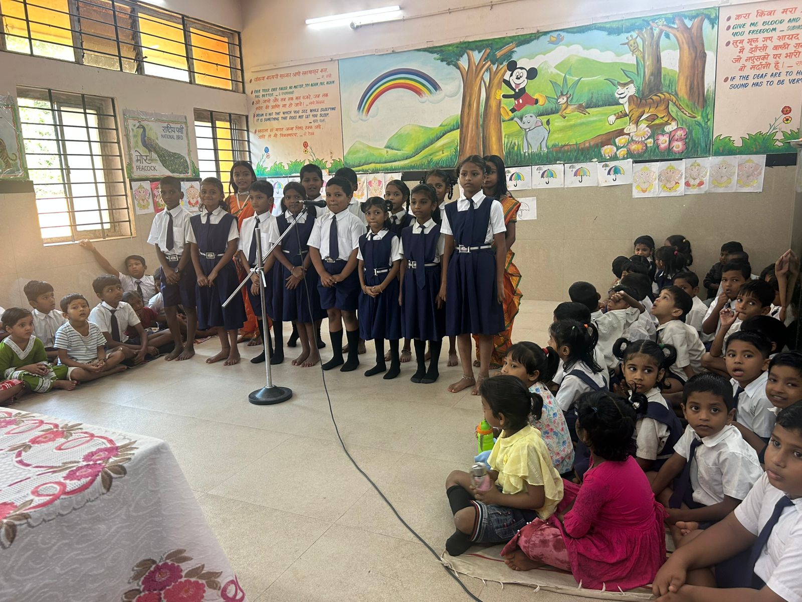 Childrens day celebration at Government Primary School Mangado