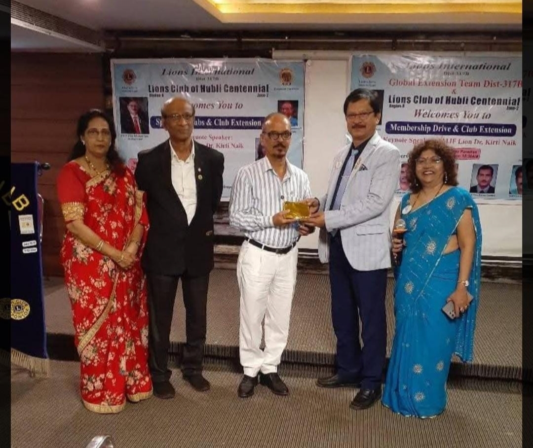 Our Member MJF Lion Richard Pinto attended the talk on Membership and Extension at Hubli on 23rd November. 