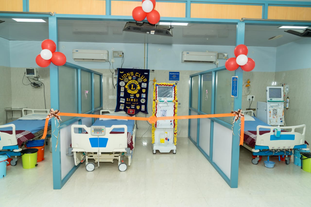 DONATION OF HEMODIALYSIS UNIT TO TSS HOSPITAL A RENOWNED HOSPITAL OF SIRSI