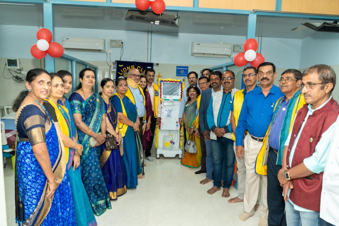 DONATION OF HEMODIALYSIS UNIT TO TSS HOSPITAL A RENOWNED HOSPITAL OF SIRSI