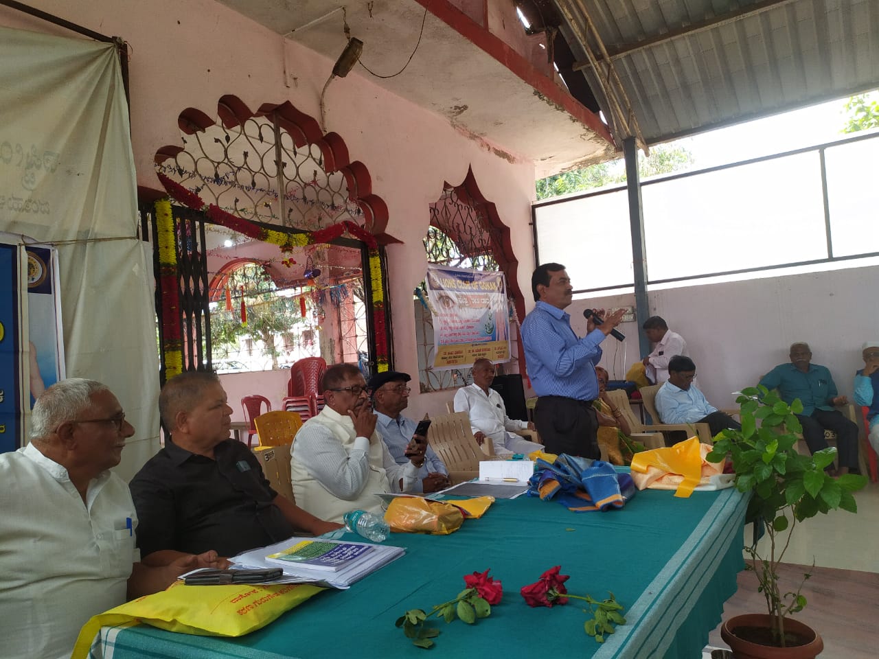 AWARENESS PROGRAM FOR SENIOR CITIZENS REGARDING MENTAL WELLNESS ,EYE AND BODY DONATION.