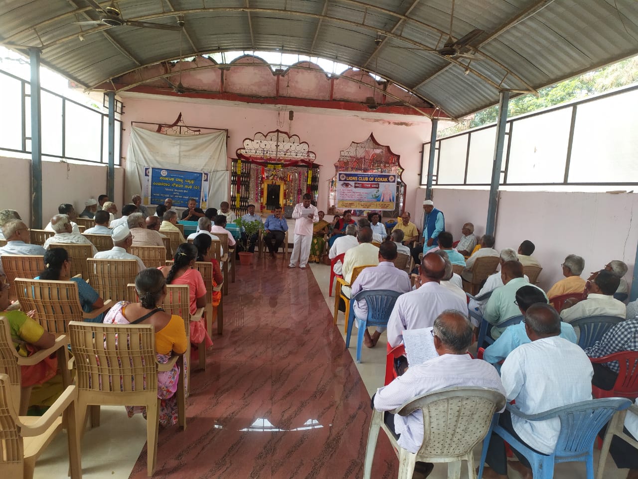 AWARENESS PROGRAM FOR SENIOR CITIZENS REGARDING MENTAL WELLNESS ,EYE AND BODY DONATION.