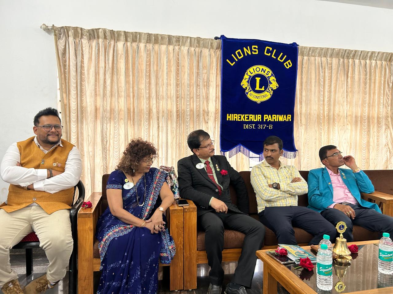 District GOVERN'S ANNUAL VISIT TO LC HIREKERUR PARIWAR AND LC RATIHALLI 