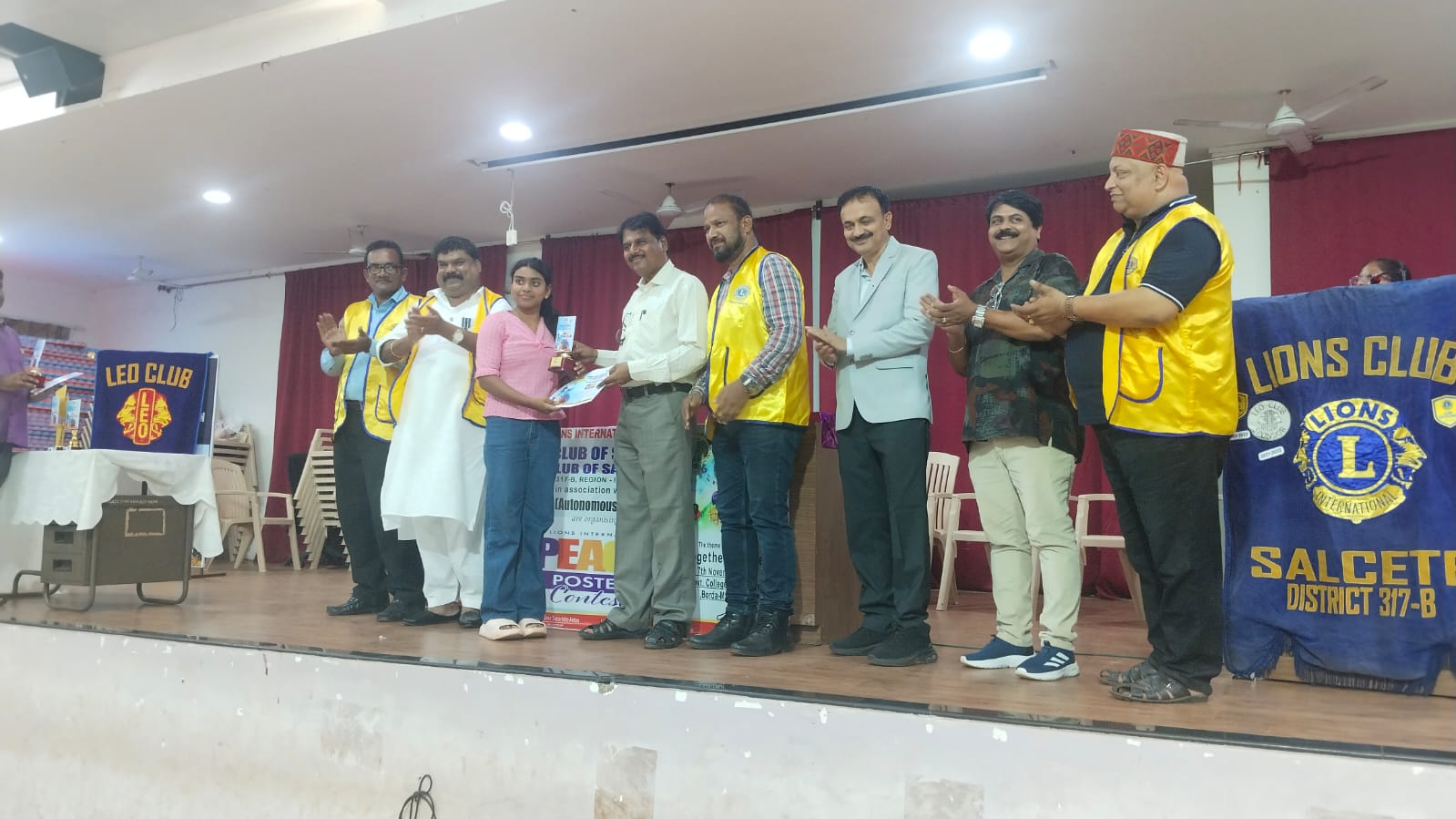 Organised peace poster contest 