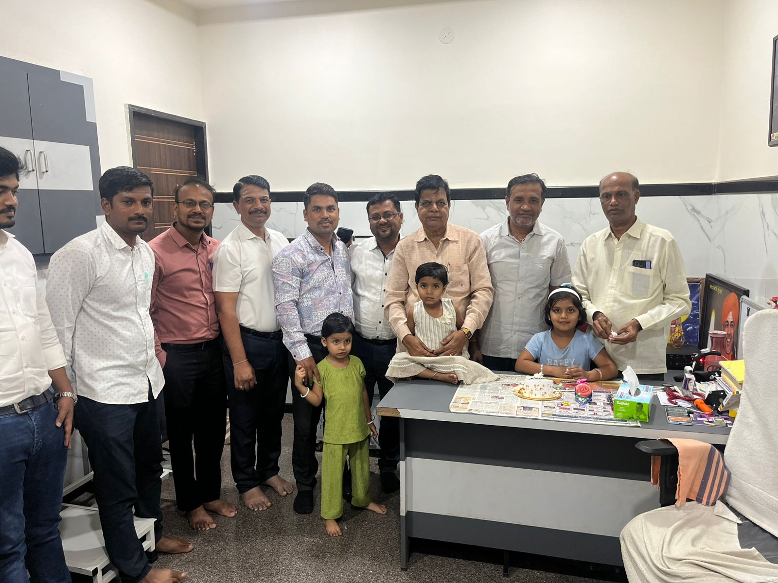 club president birthday celebration.