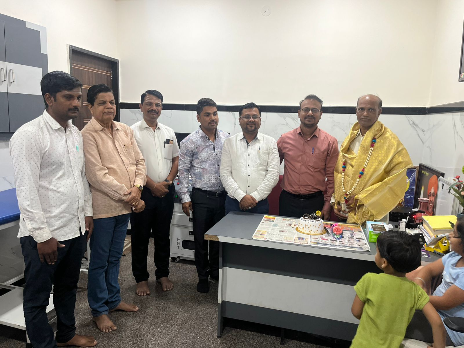 club president birthday celebration.