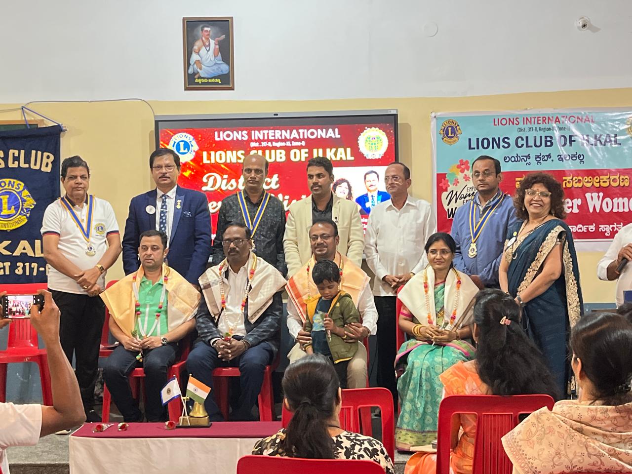 ILKAL LIONS CLUB VISIT BY DG.