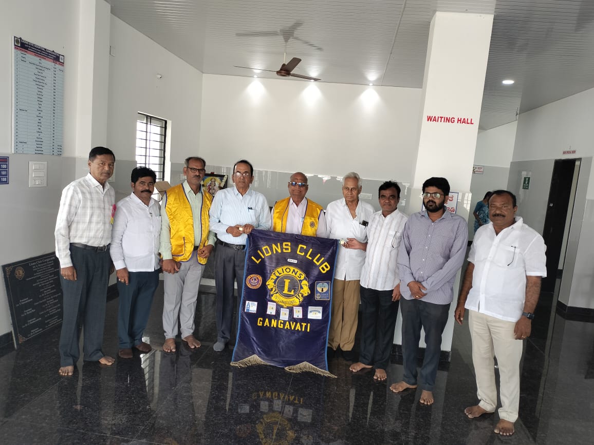 Lions eye hospital Gangavati started working with screening test