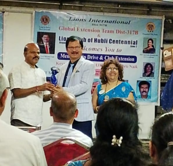 Attended meeting at Hubli 