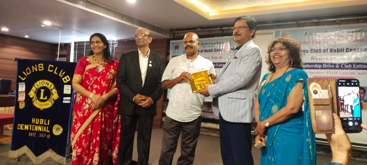 Attended meeting at Hubli 