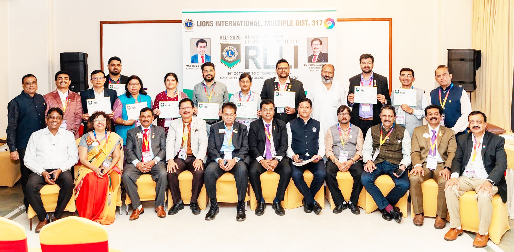 Attended the Closing Ceremony of RLLI at Neelam Grand at Calangute