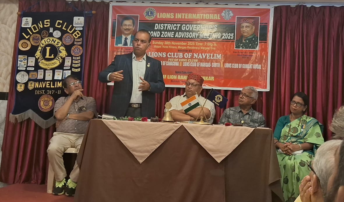 Attended 2nd Zone Advisory Meet Of Region 2 Zone 1 of ZC Lion Gourish Vernekar Hosted by LC Navelim