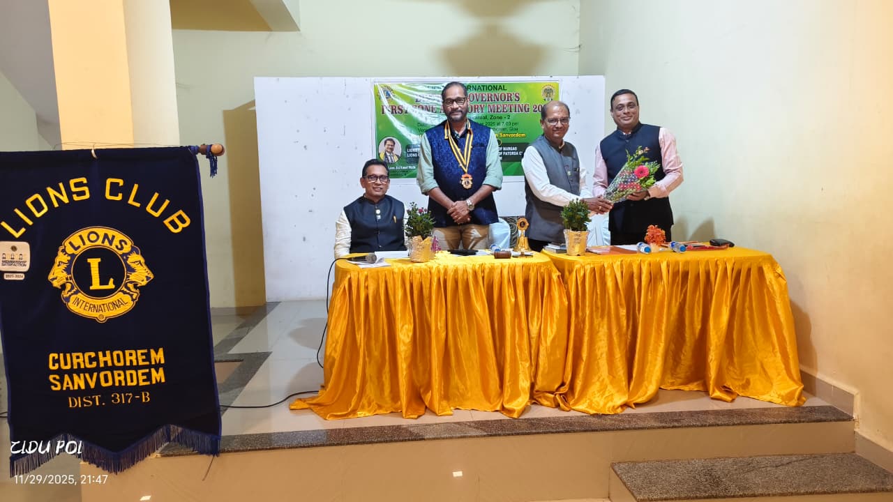 Speaker For 1st Zone Advisory of Region 3 Zone 2 of ZC Lion Krishnaji Bagali spoke of World Wide Week No two with UNSDG Goal no 2 which will start from Jan 3 to Jan 11 and gave Certificates of Clubs Participated and Organised Events for Mental Health Week