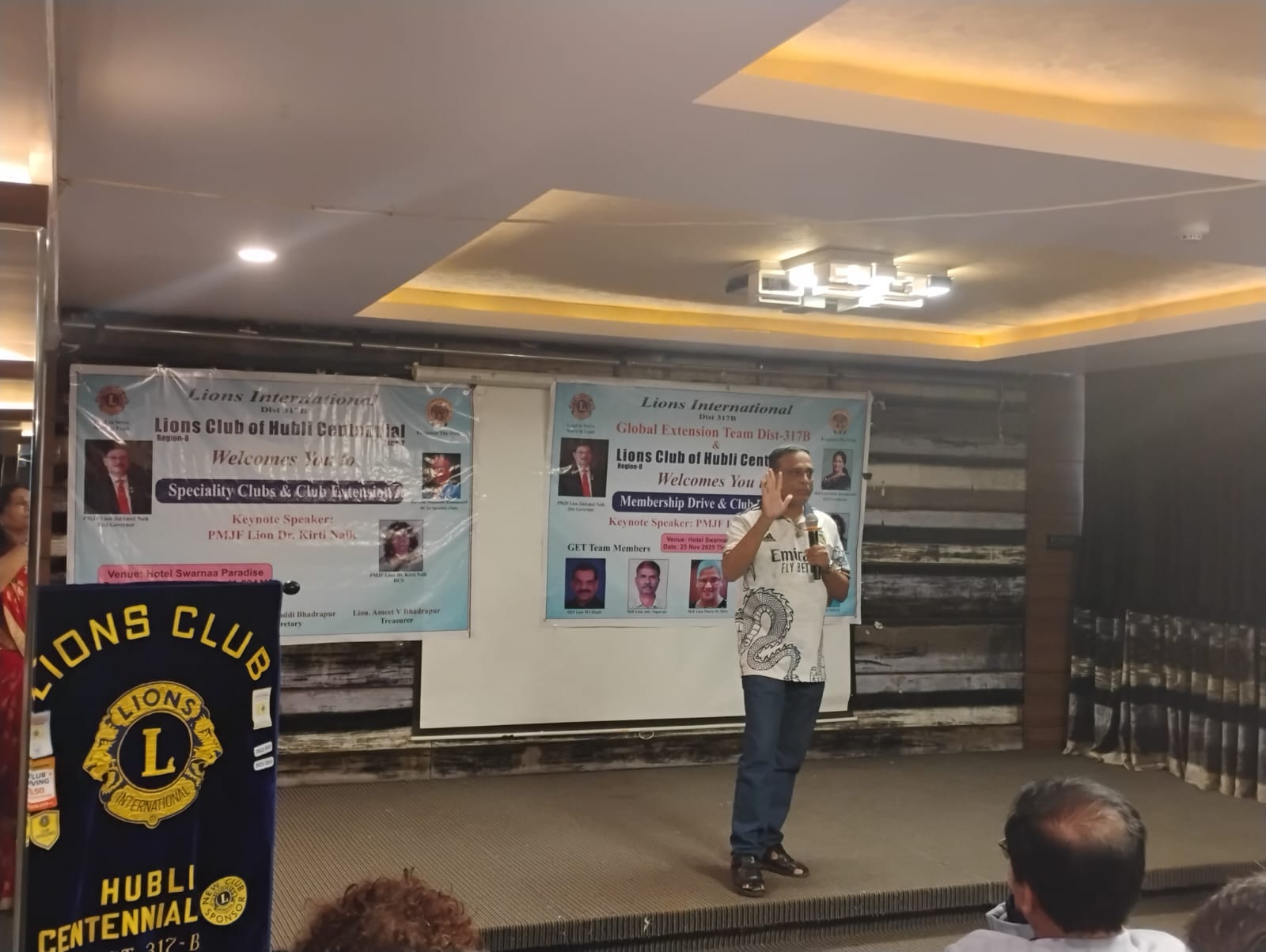 Spoke on the Importance of Hunger Program with Various Programs to be Conducted by Clubs of World Wide Week No two with UNSDG Goal no 2 which will start from Jan 3 to Jan 11 with Goa and Karnatak clubs at GET Conclave