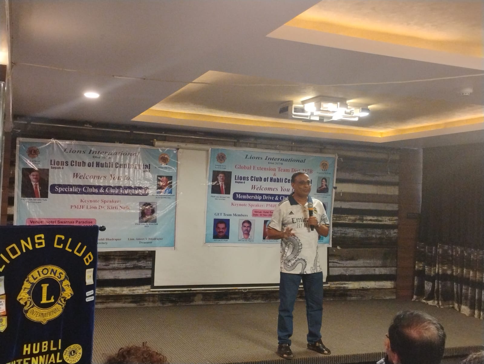 Spoke on the Importance of Hunger Program with Various Programs to be Conducted by Clubs of World Wide Week No two with UNSDG Goal no 2 which will start from Jan 3 to Jan 11 with Goa and Karnatak clubs at GET Conclave