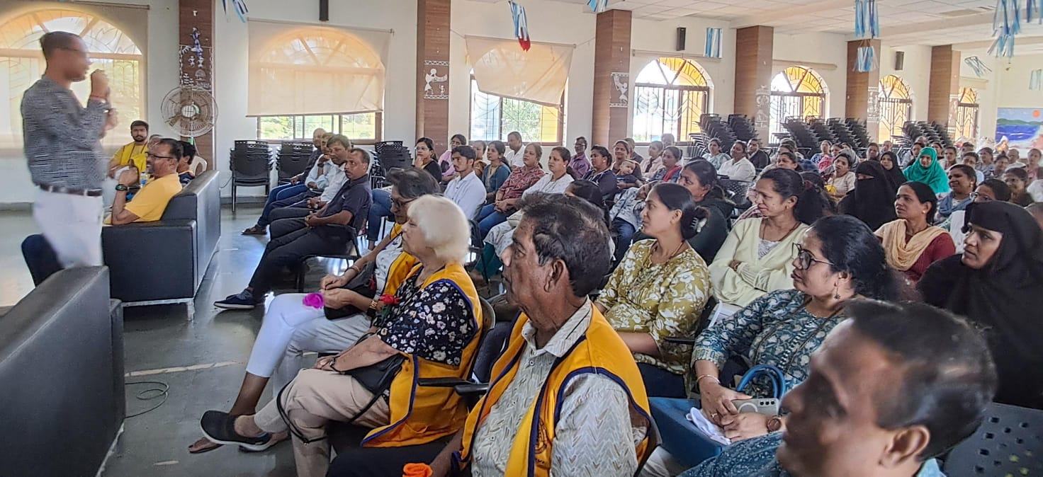 The Mental Health Awareness Program by Lions Club of Aldona with Activities by Dr Vithobha Mhalkar from IPHB