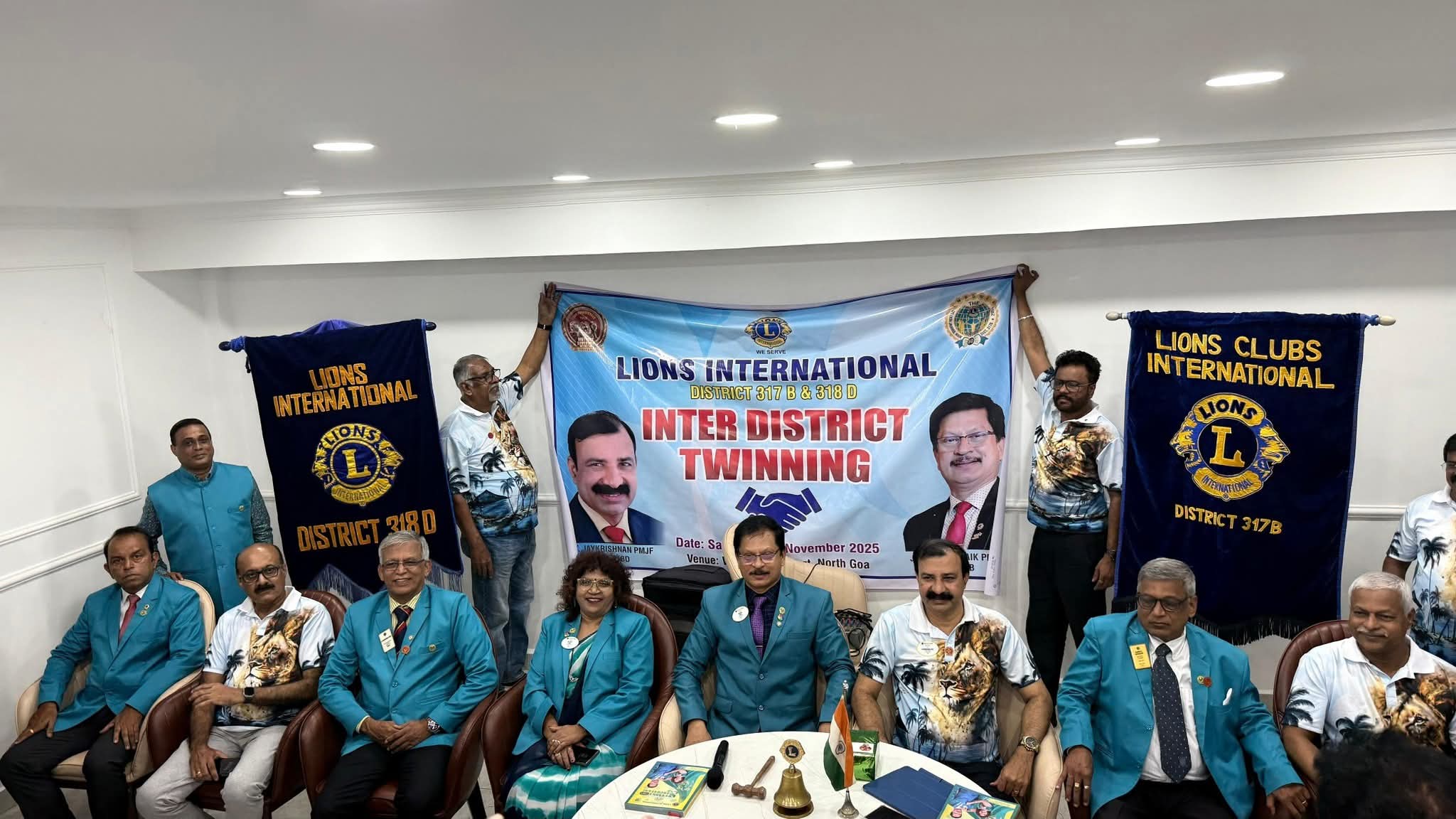 Attended the Multi District Twining Between Lions International District 317 B and Distict 318 D