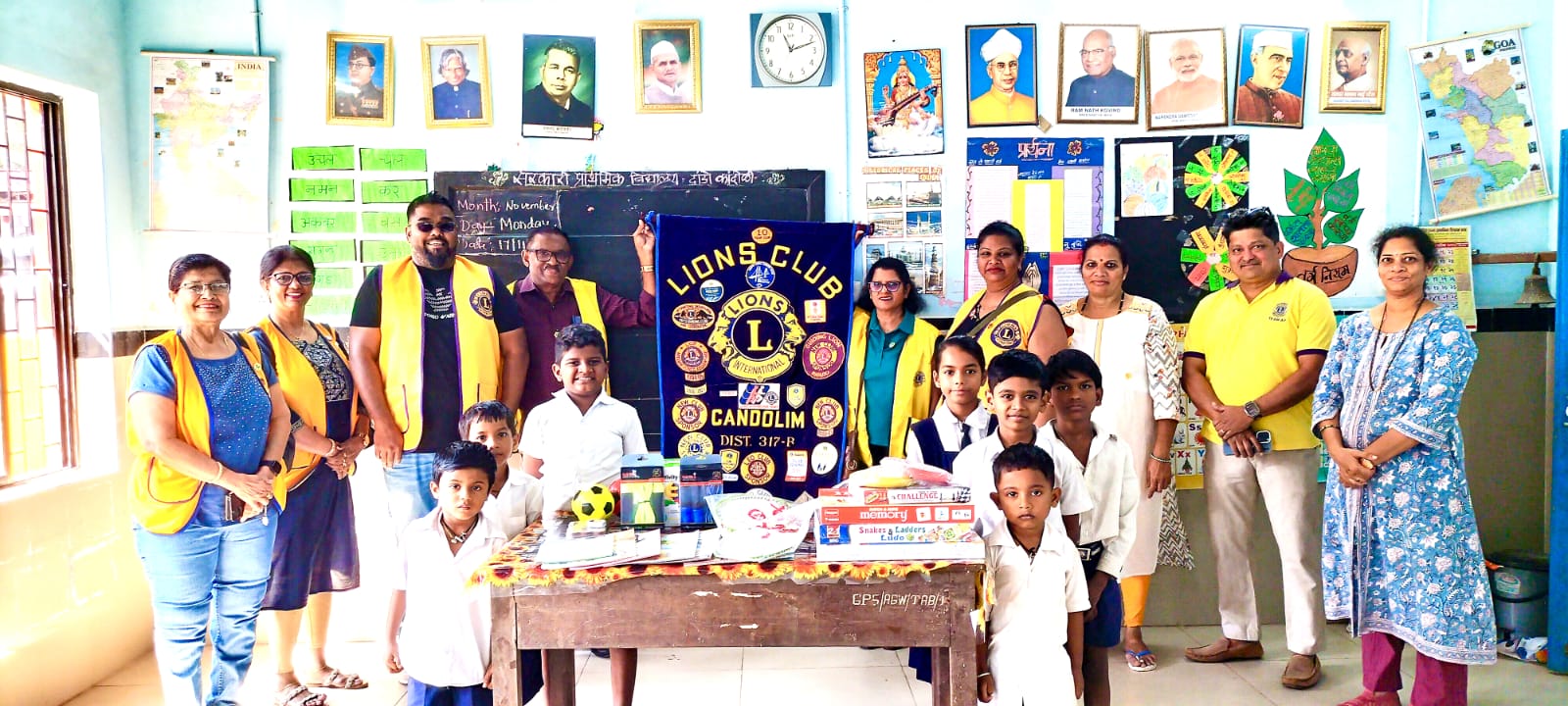 Donation of Activity Based Toys to students of Government Primary School Dando.