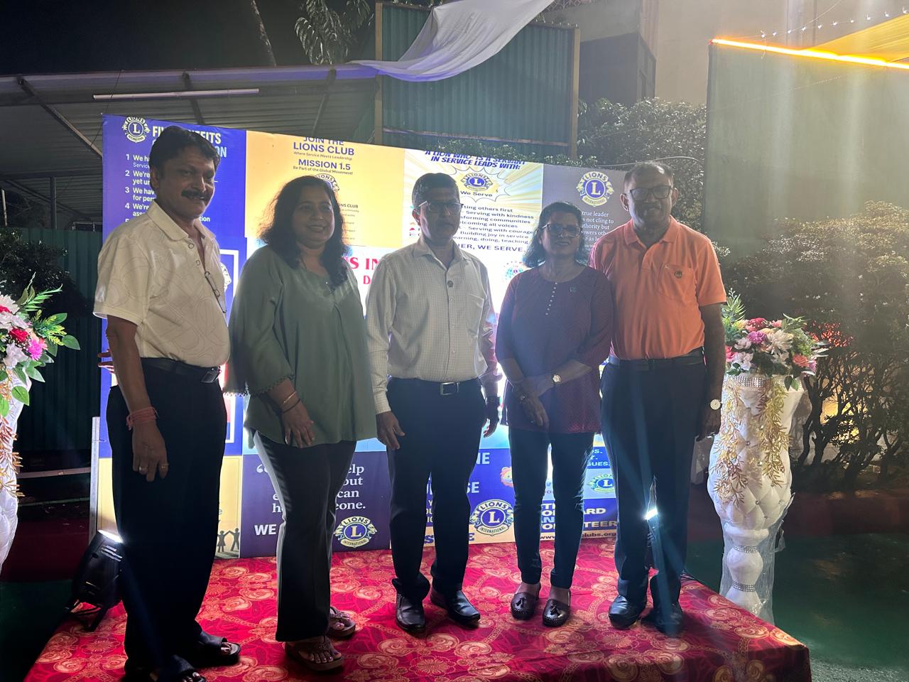 Attended Goa Sangeet Sangam organized by Lions Club of Sankhali.