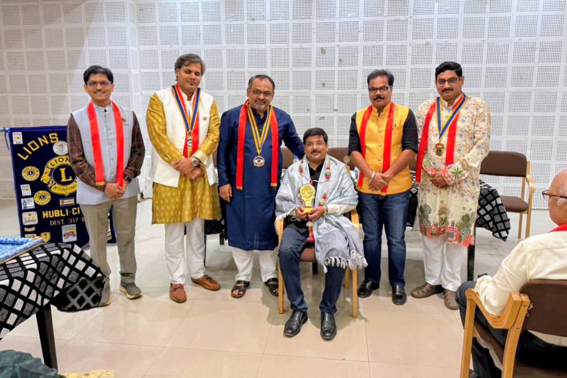 We, the Lions Club of Hubli City, successfully conducted our 3rd Family Meet for the Lionistic year 2025–26 on Sunday, 9th November 2025. On this occasion, we also had the privilege of honouring a couple of distinguished journalists.