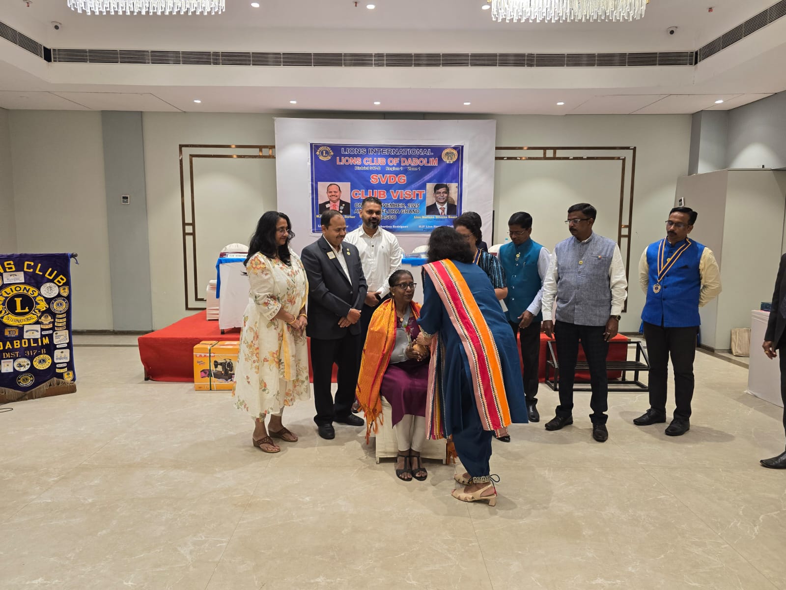 felicitation of sister creamy barretto