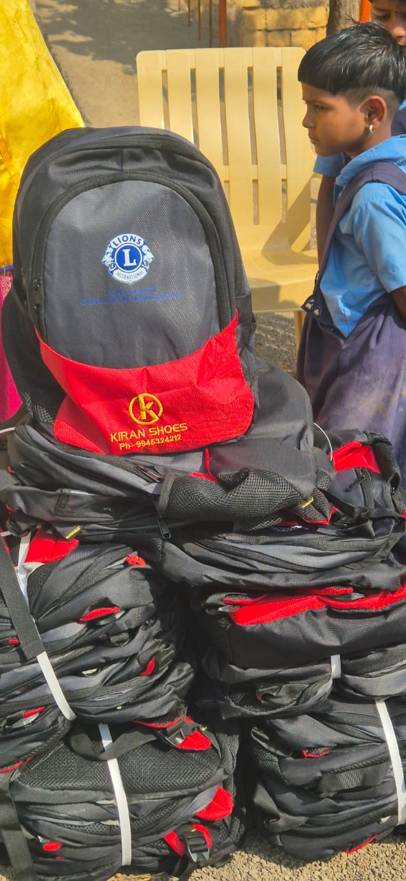 SCHOOL BAG DISTRIBUTION FOR STUDENTS.