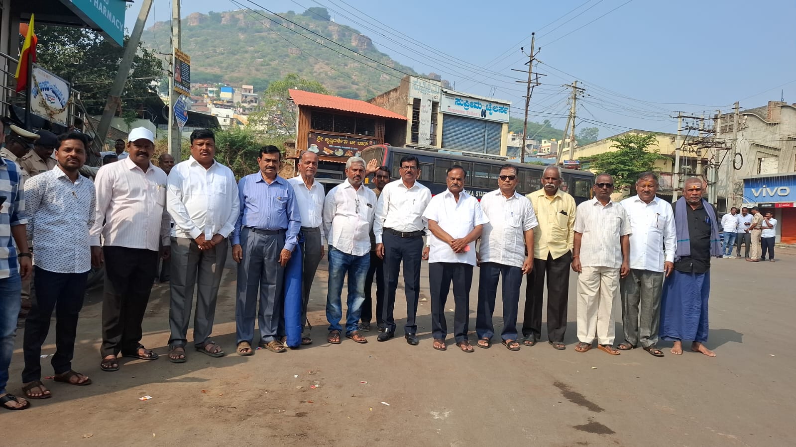 PARTICIPATION IN PROTEST FOR FORMATION OF GOKAK DISTRICT