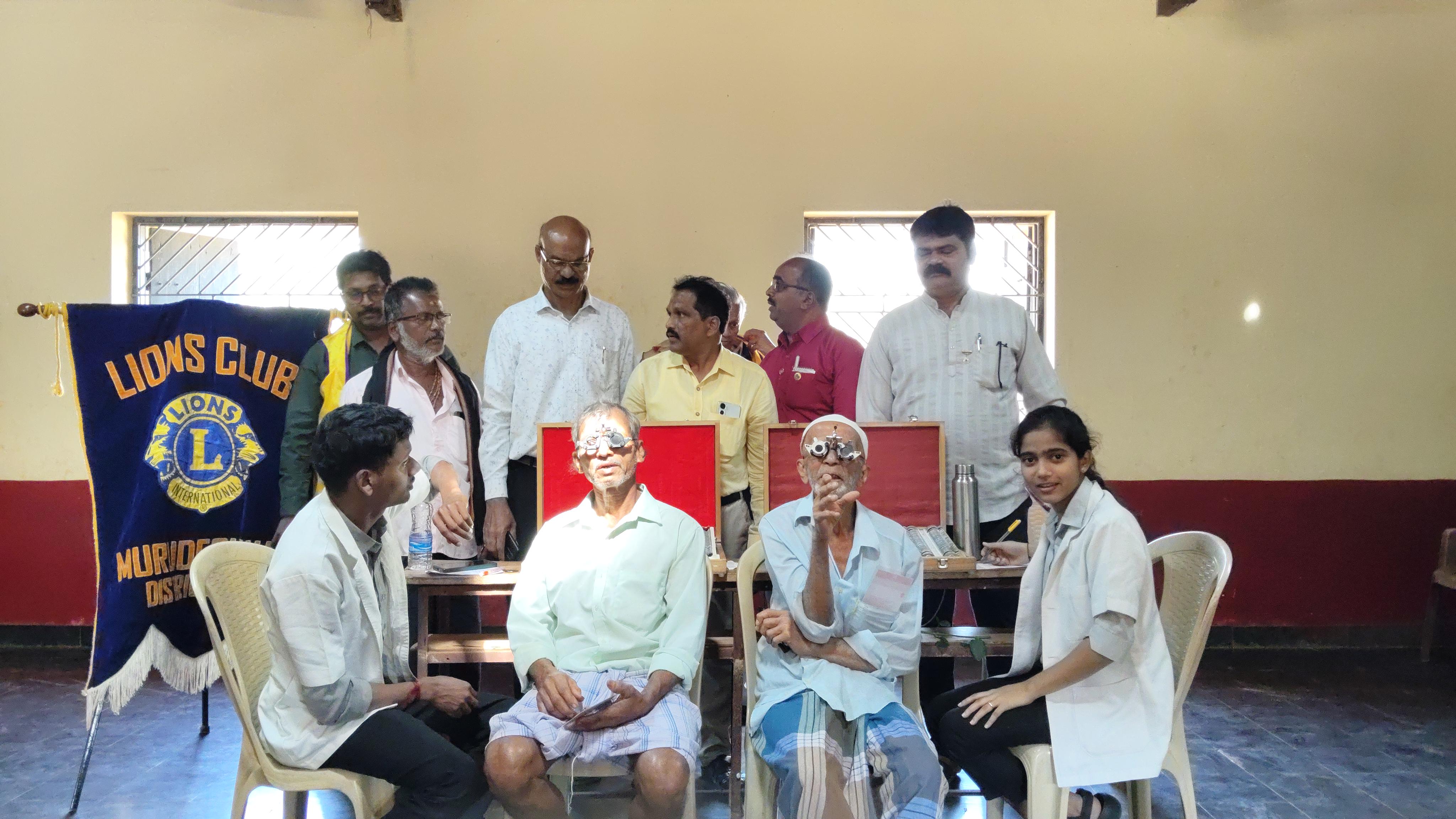 ORGANISED FREE EYE CHECKUP AND CATERACT OPERATION CAMP.