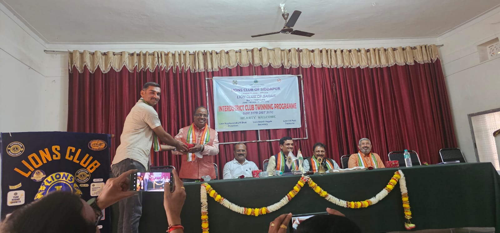 Attended in Inter District Club Twinning