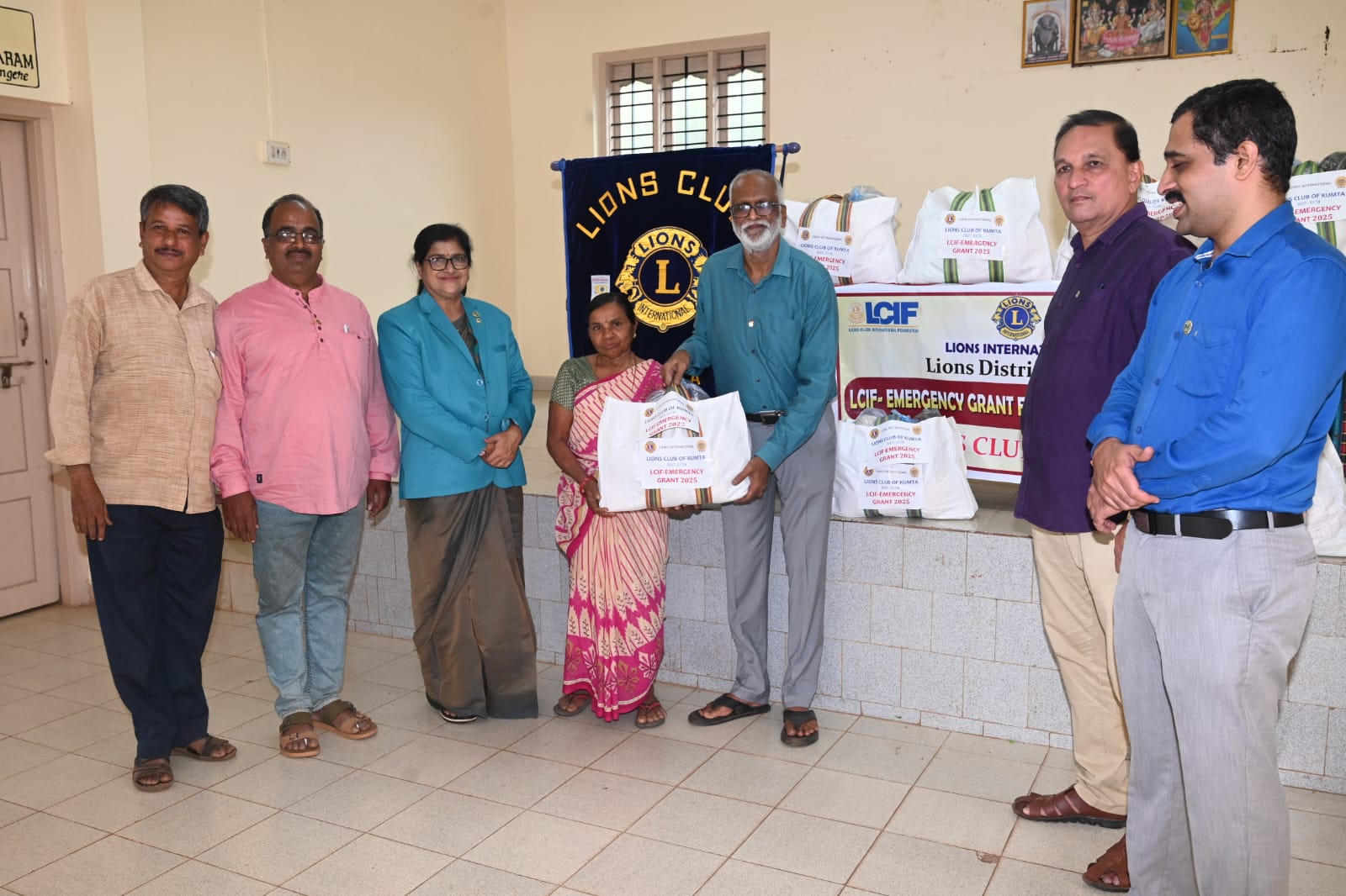 Attended the Food kit distribution programme