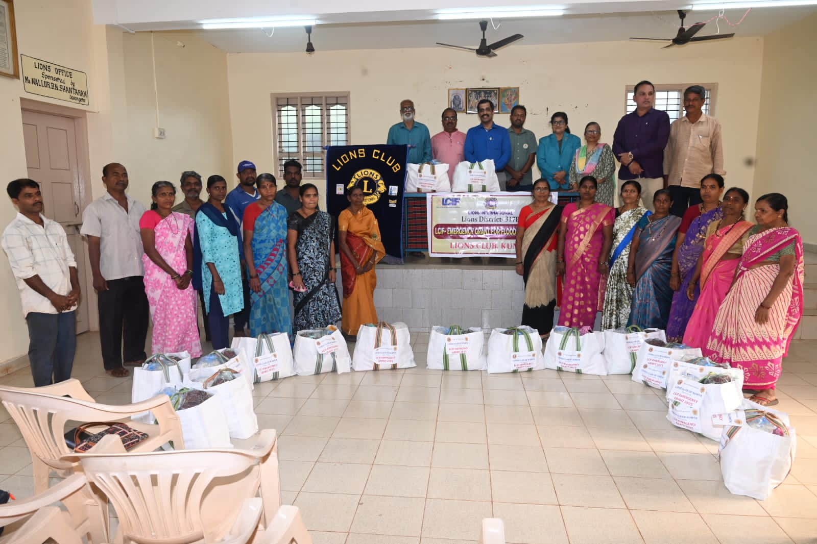 Attended the Food kit distribution programme