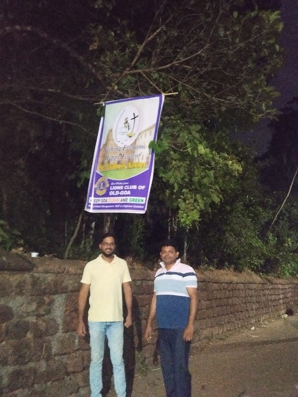 3rd Dec – Display of Banners on keeping Goa green and clean