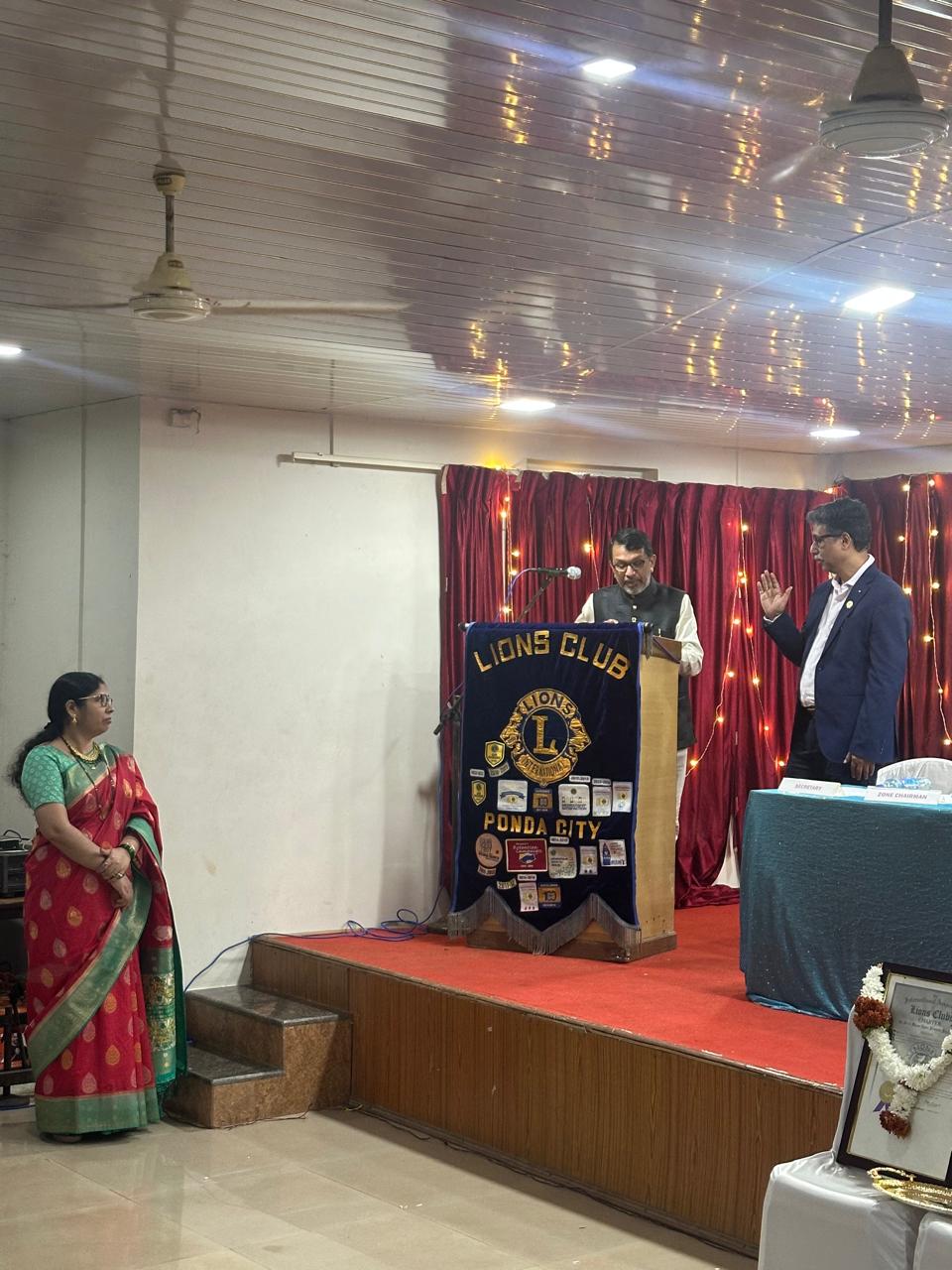 One new member was inducted