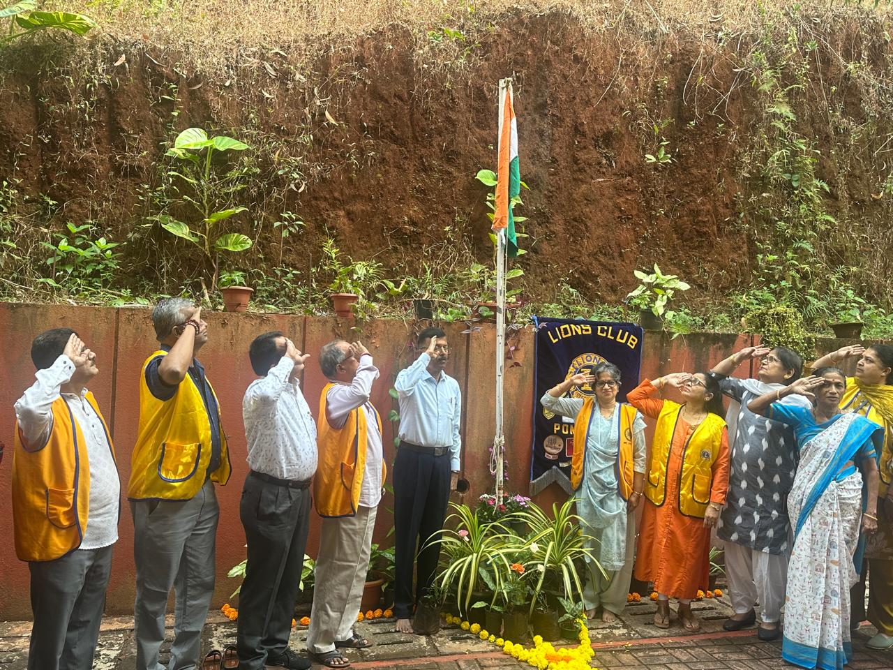  Goa Liberation Day at Sanjeevan Higher secondary school, Nageshi in association with Sanjeevan Arogyadham, an old age home