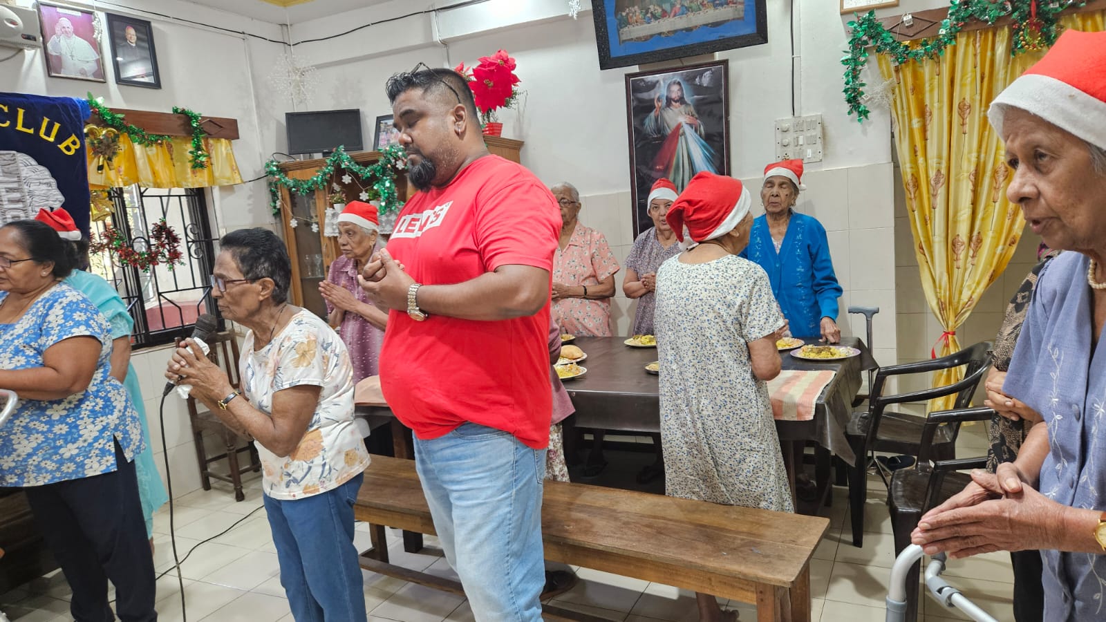 Christmas Celebration at Arc of Hope - A seniors Home in Candolim.