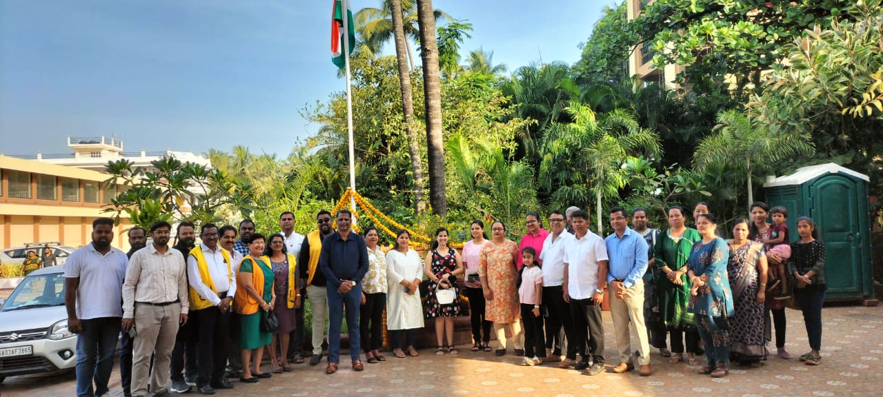 Lions Club of Candolim Celebrate Goa Liberation Day, with Flag Hoisting and Community Spirit.
