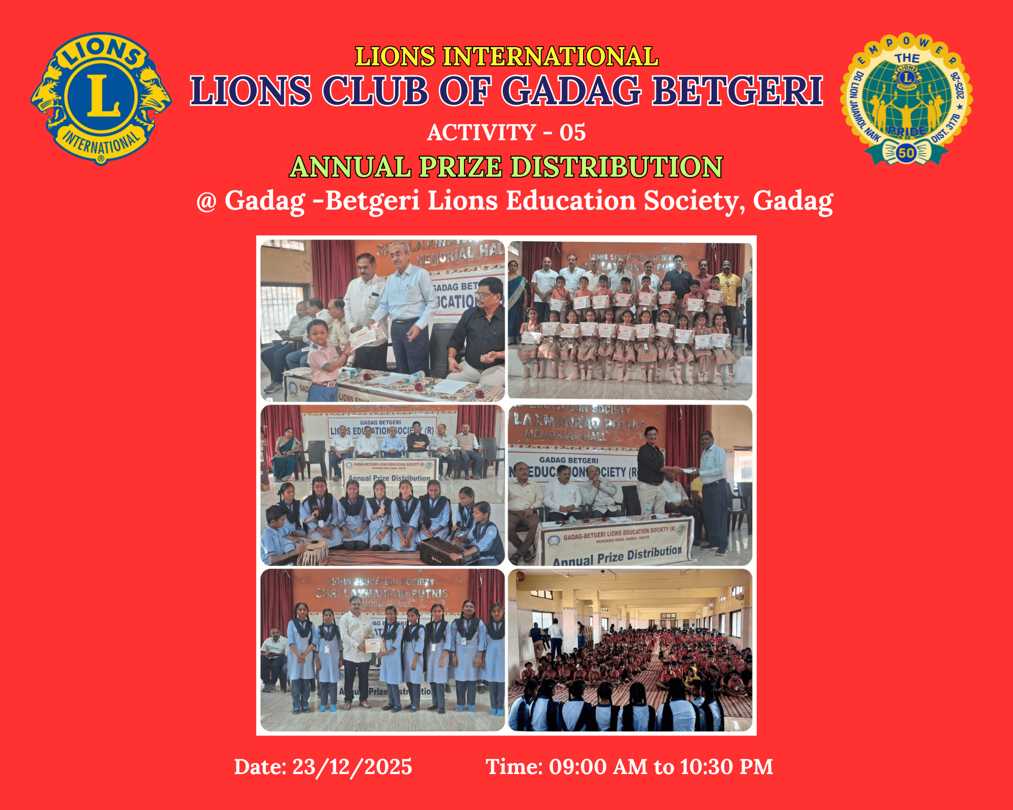 Annual Prize Distribution