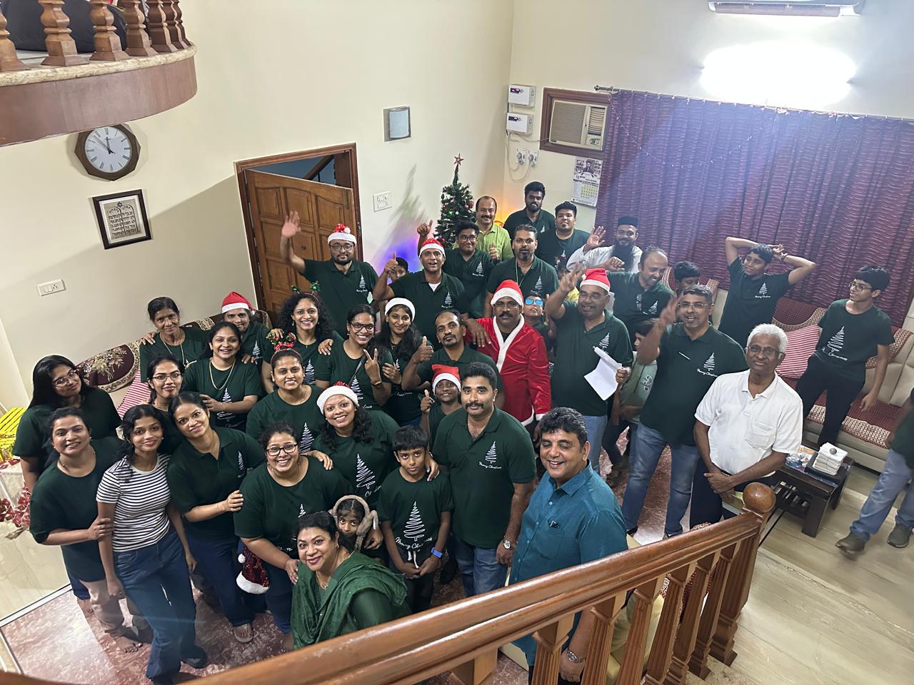 Participated in Christmas Carols along with  youth of St Marys Church , Raiabnder  