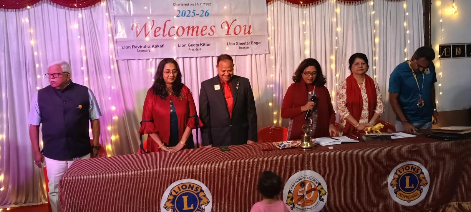 VDG2 Lion Sudesh Borkar's visit to Lions Club of Belgaum