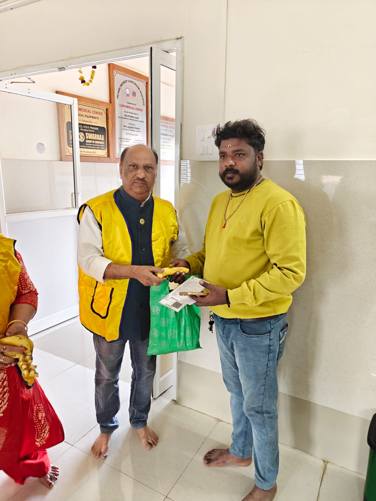 Fruits Distribution to patients